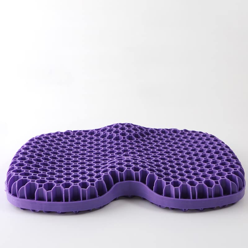 STHIRA Car Seat Cushion for Chair, Gel Seat Cushion Breathable Gel Car Seat Cushion Hive Seat Cushion Seat Booster Pad Booster Cushion for Car Seat, Chair, All Season Use 3D Gel Cooling Seat Cushion Purple STHIRA Car Seat Cushion for Chair, Gel Seat Cushion Breathable Gel Car Seat Cushion Hive Seat Cushion Seat Booster Pad Booster Cushion for Car Seat, Chair, All Season Use 3D Gel Cooling Seat Cushion Purple